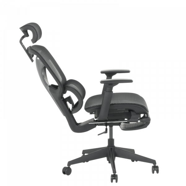 Черен ергономичен стол Colmar.