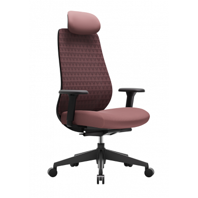 ЕРГОНОМИЧЕН СТОЛ MOKA BLACK БУРГУНДИ