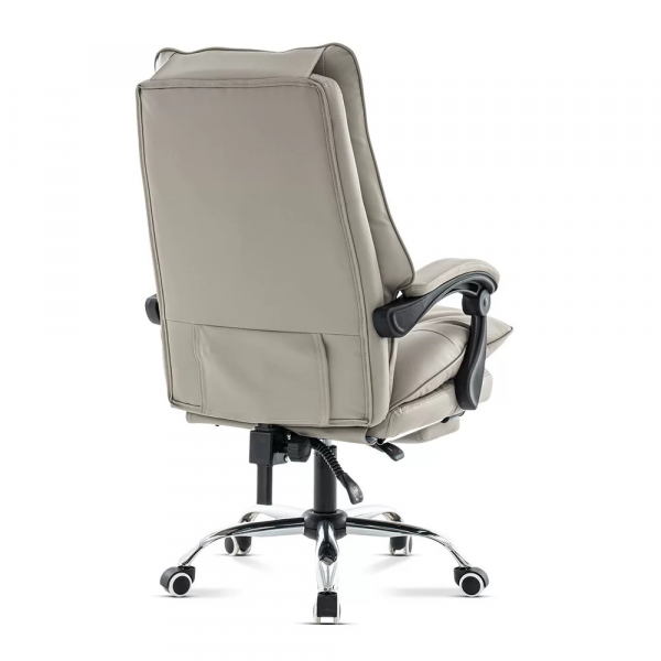 ДИРЕКТОРСКИ СТОЛ SOLOMON ЕКО КОЖА СИВ