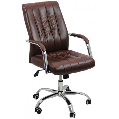 ДИРЕКТОРСКИ СТОЛ SANTIAGO 325 ЕКО КОЖА КАФЯВ