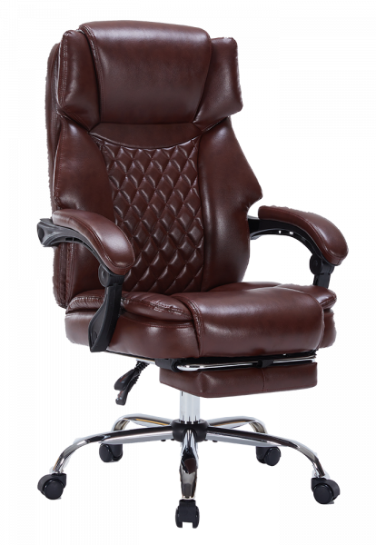 ДИРЕКТОРСКИ СТОЛ AIR MAX ЕКО КОЖА КАФЯВ